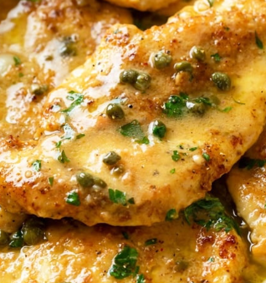 Chicken or shrimp piccata