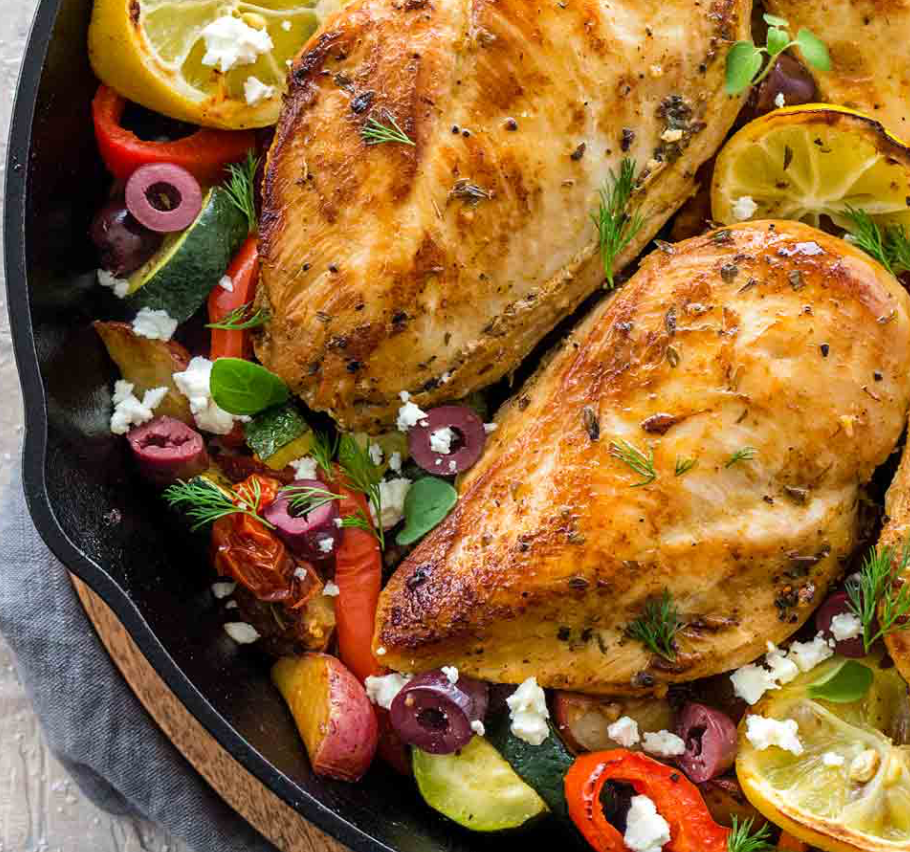 Roasted chicken (Herb, Buffalo or Greek style)