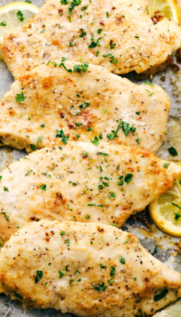 Garlic Parmesan roasted chicken