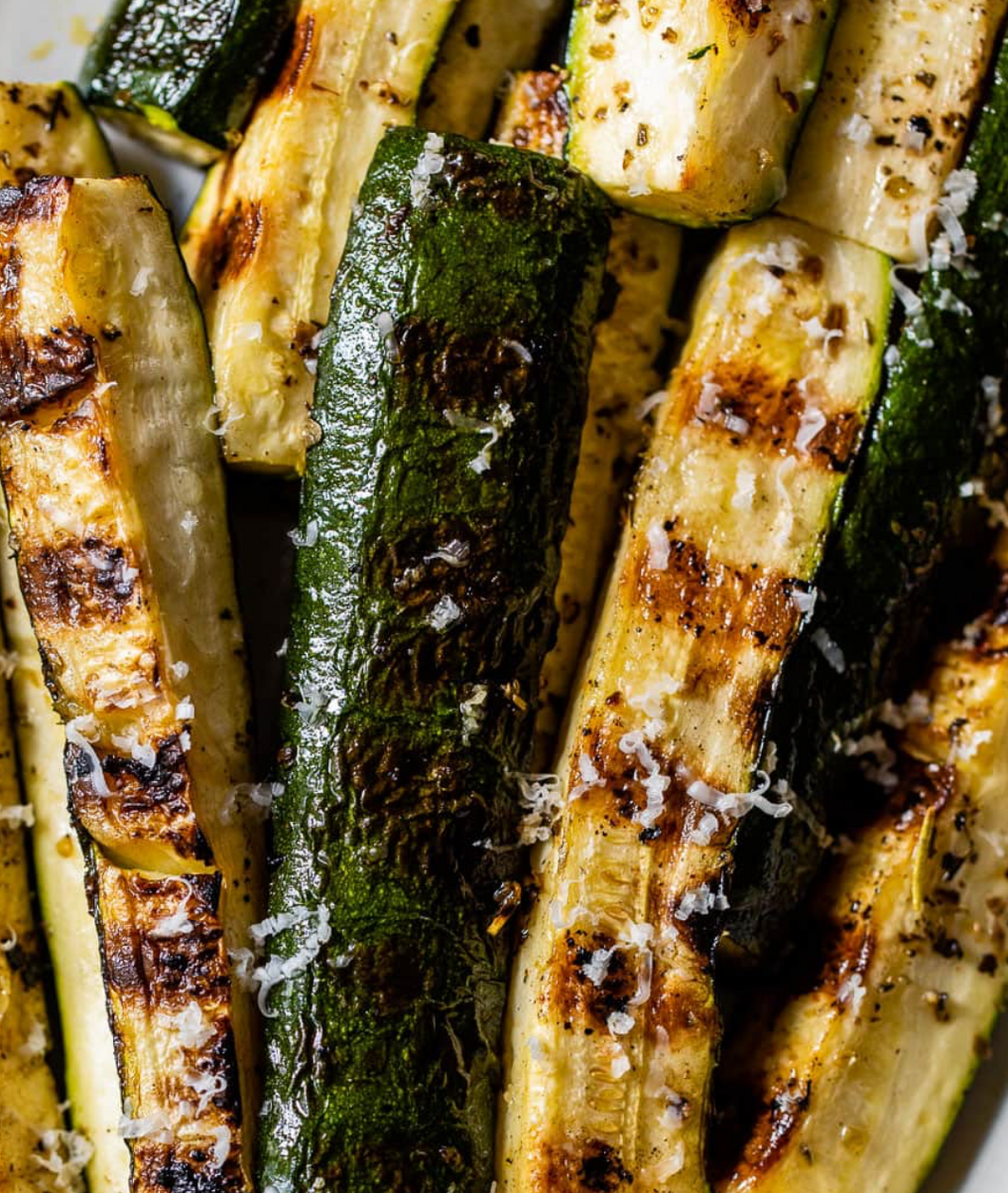 Grilled zucchini