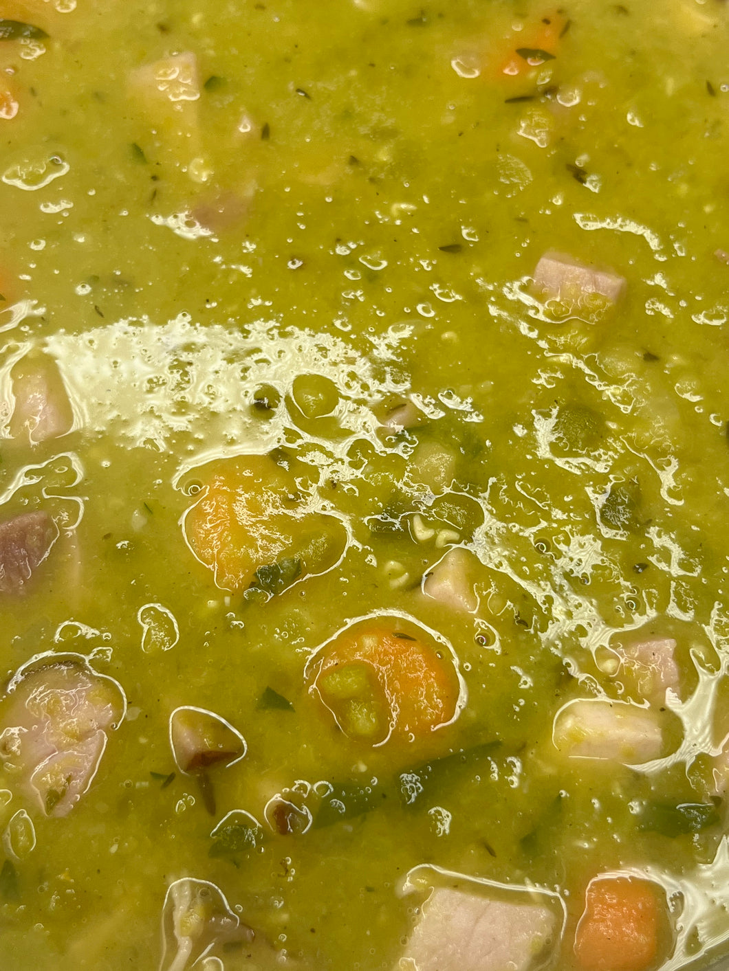 Split pea and ham soup