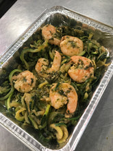 Load image into Gallery viewer, Shrimp scampi over pasta or zucchini noodles
