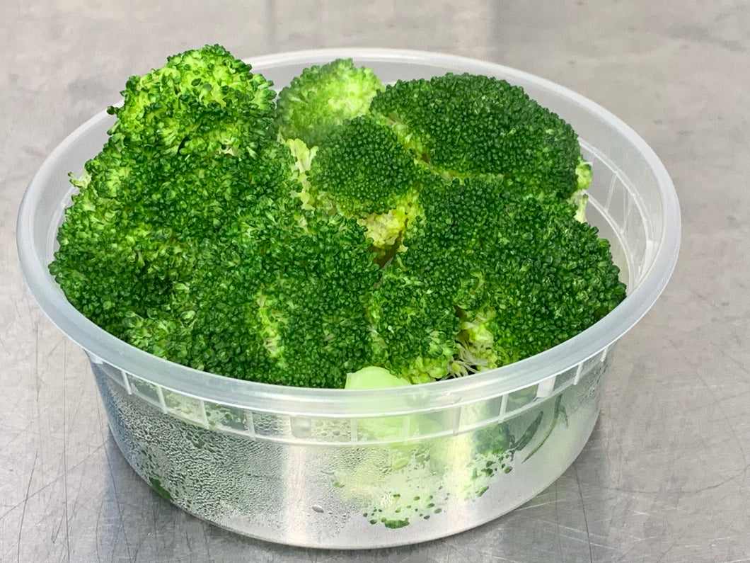 Steamed broccoli