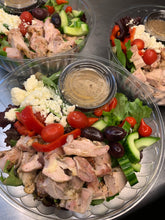 Load image into Gallery viewer, Gyro salad- chicken, steak, shrimp or seitan

