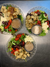 Load image into Gallery viewer, Gyro salad- chicken, steak, shrimp or seitan
