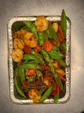 Load image into Gallery viewer, Shrimp, chicken or tofu with snap peas
